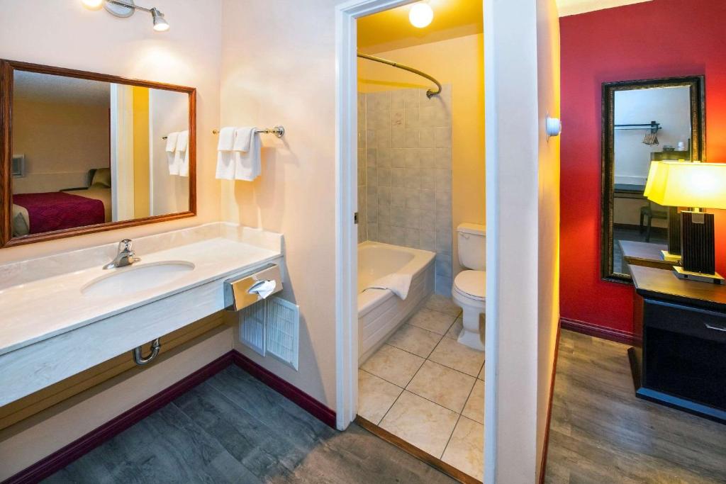 Koupelna v ubytování Econo Lodge