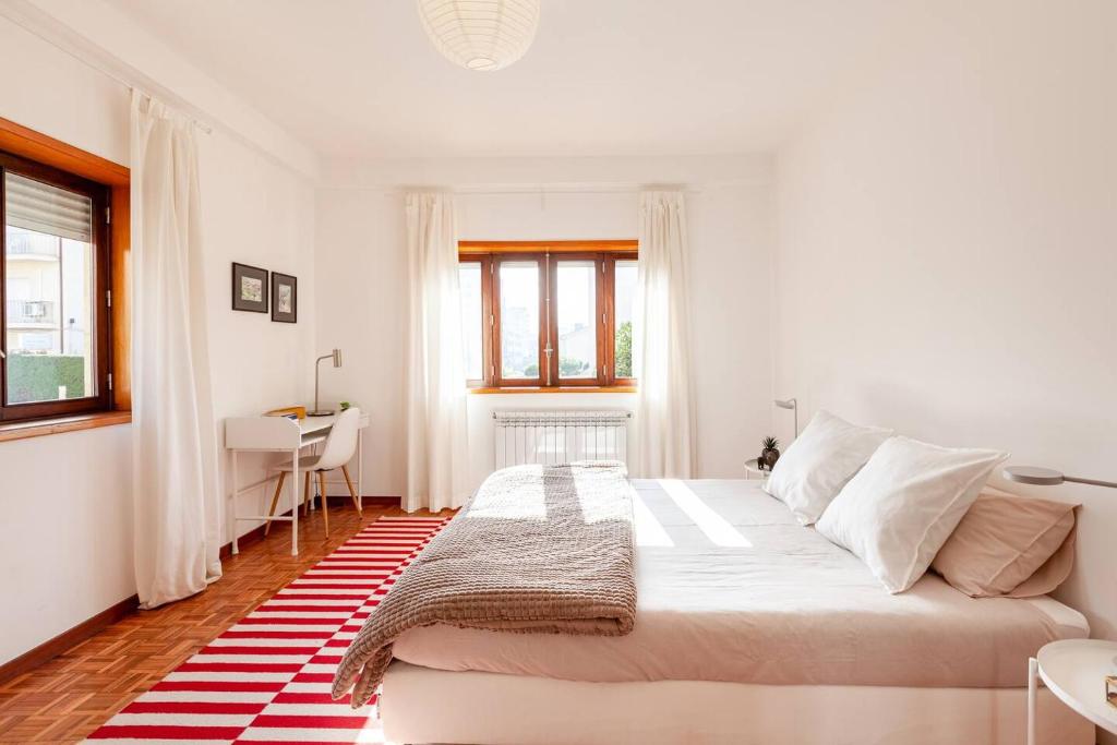 Postel nebo postele na pokoji v ubytování Casa da Avó