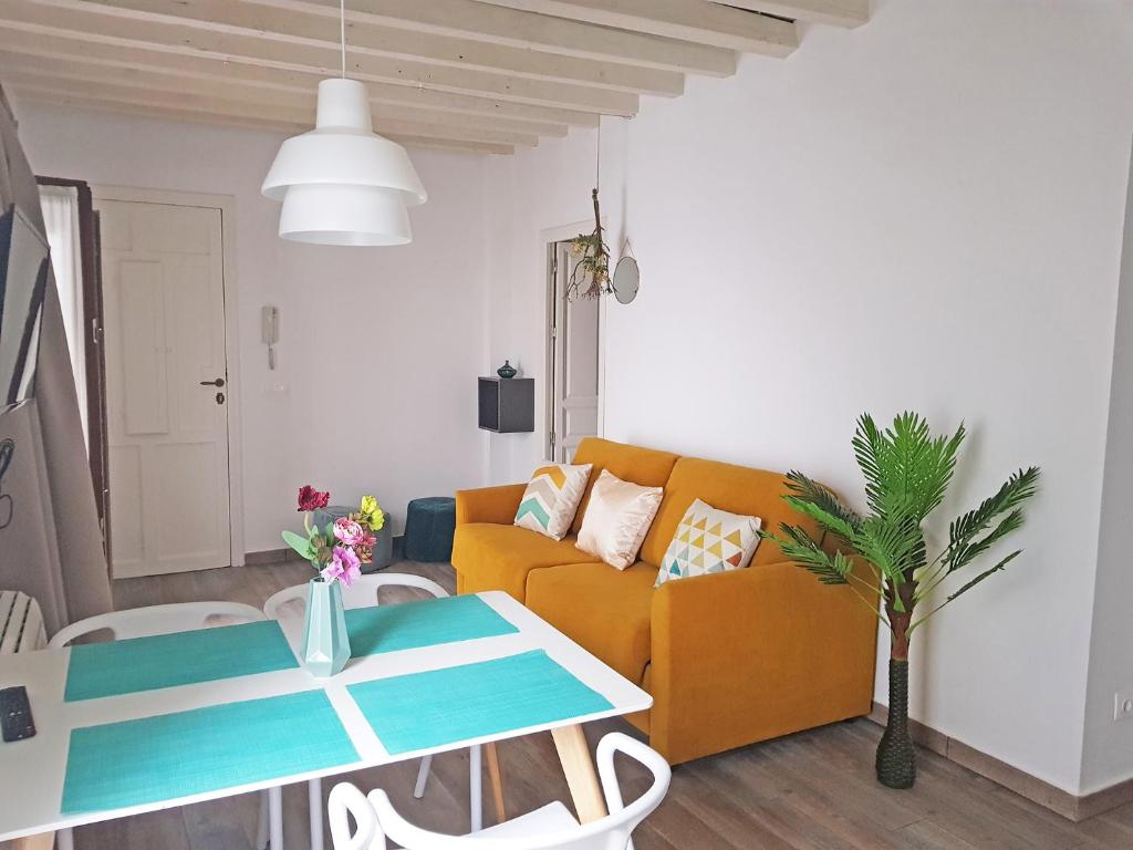 Posezení v ubytování Apartamentos Boutique Granada Albaicín 3000