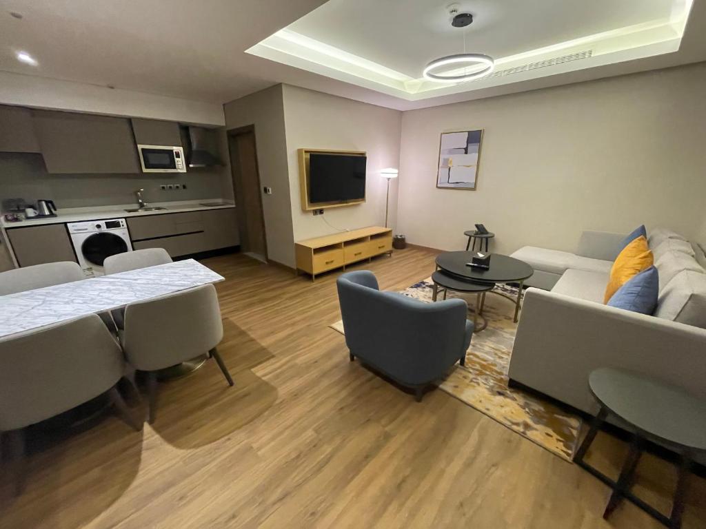 Kuchyň nebo kuchyňský kout v ubytování BN Residence