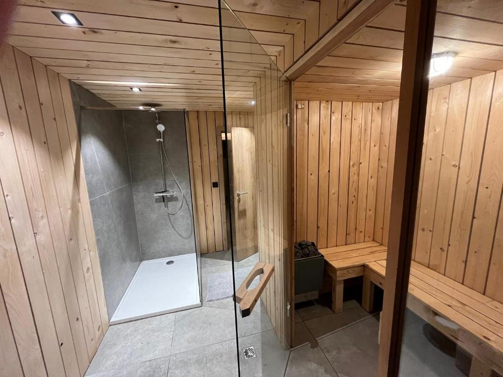 Koupelna v ubytování Gîte Chez Doumé