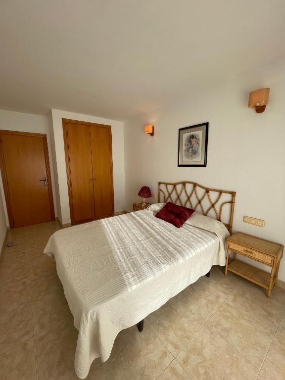 Postel nebo postele na pokoji v ubytování Alpen1 Mediterráneo