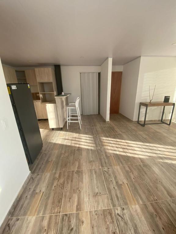 Kuchyň nebo kuchyňský kout v ubytování Apartamentos GreenUP