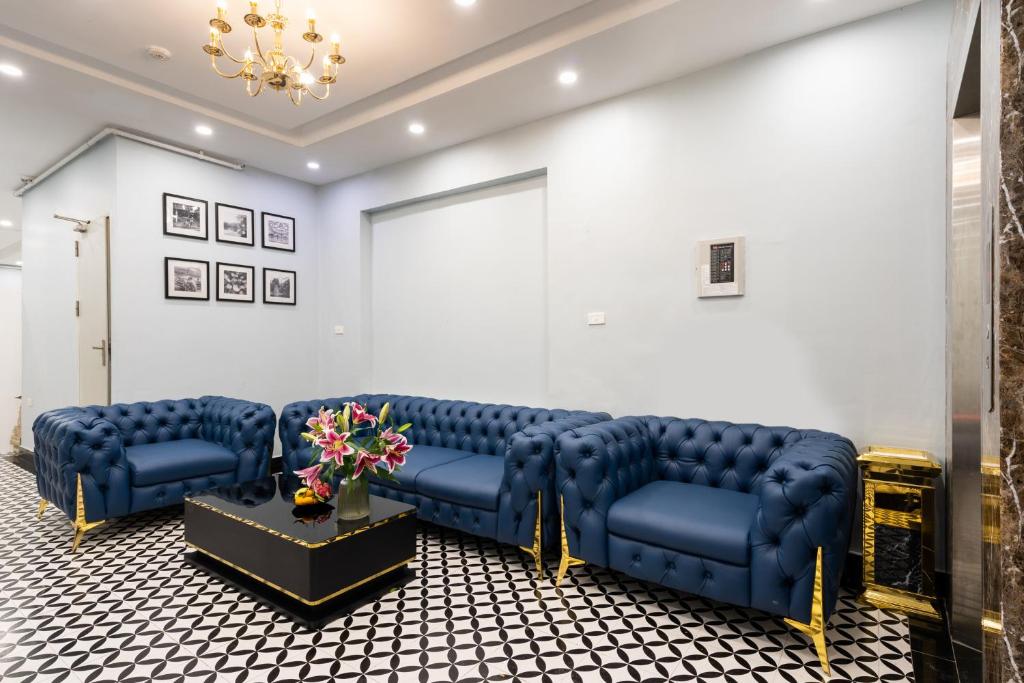 Posezení v ubytování Hanoi Memory Legends Hotel