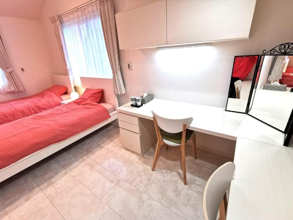 Postel nebo postele na pokoji v ubytování Bell house