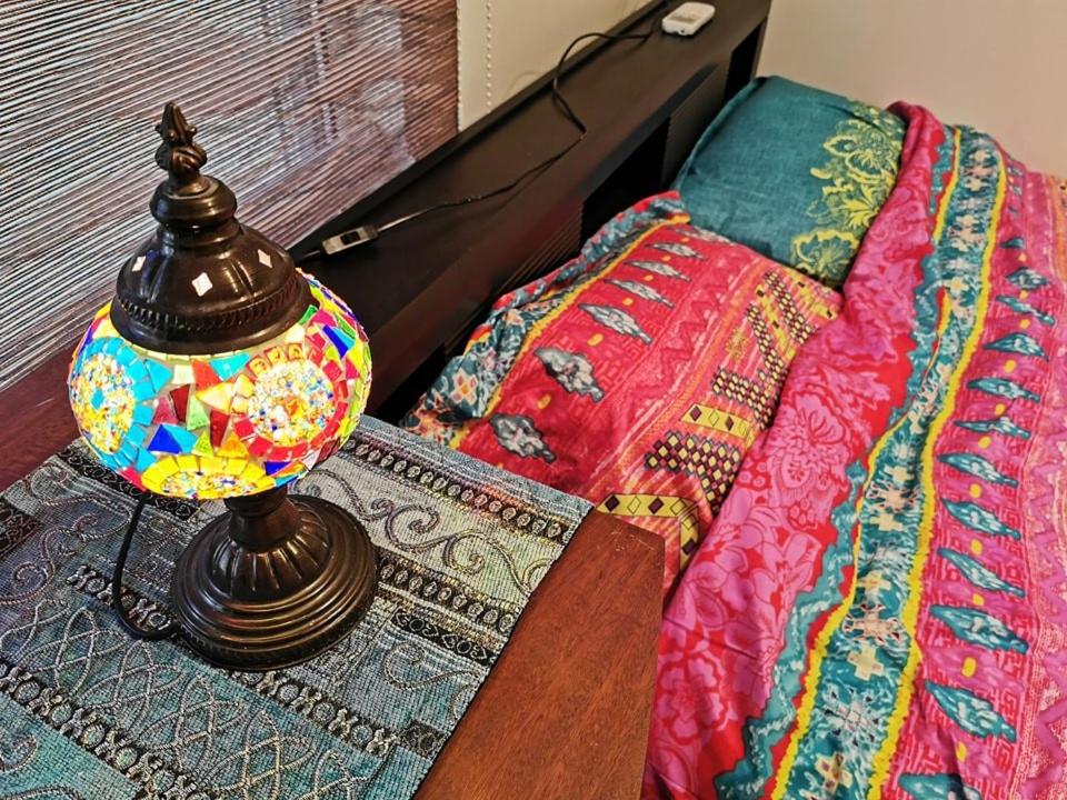 Postel nebo postele na pokoji v ubytování Bell house