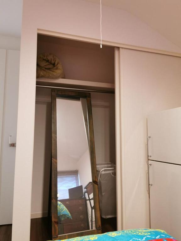 Postel nebo postele na pokoji v ubytování Bell house