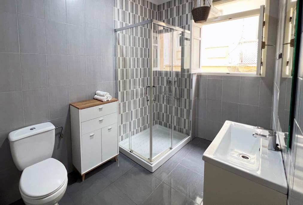 Koupelna v ubytování Casa Odisea Cádiz