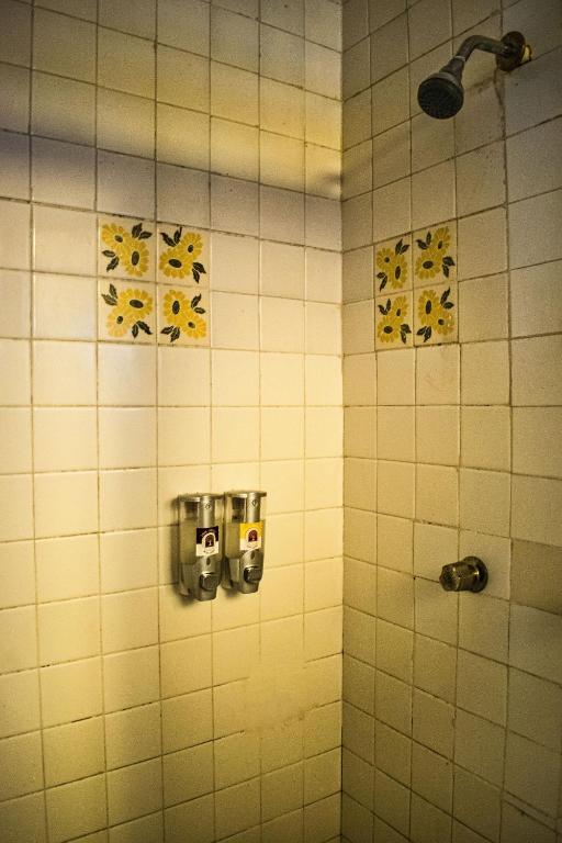 Koupelna v ubytování Hotel Cupules