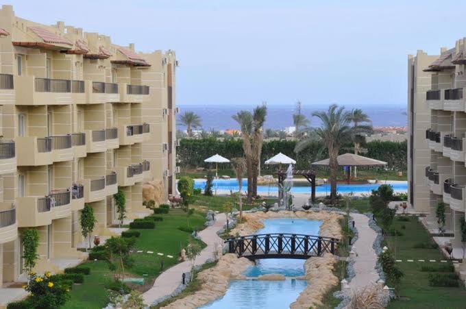 an aerial view of a resort with a pool at The Vew in Sharm El Sheikh