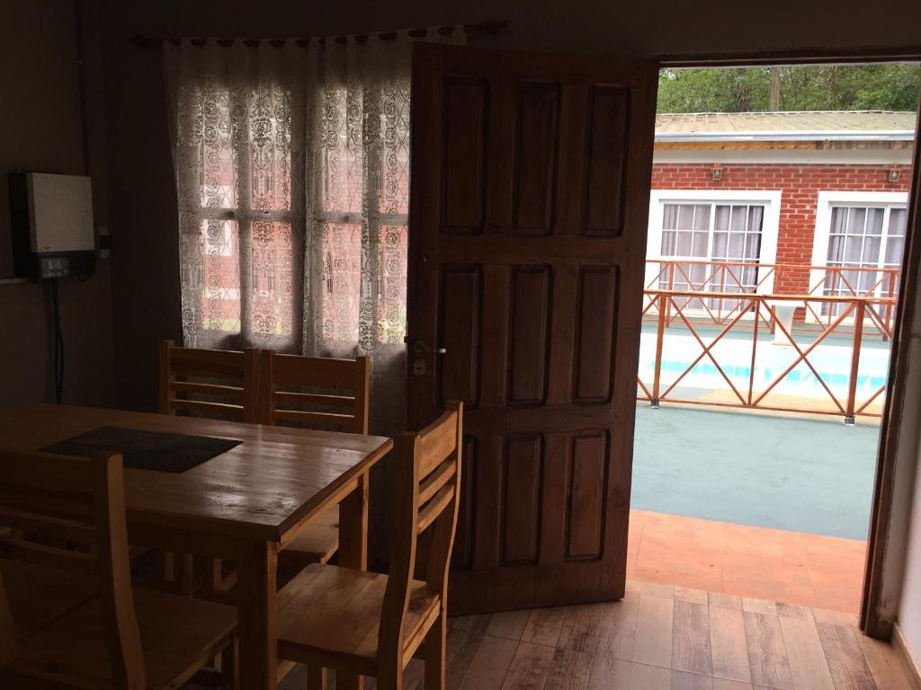 Balkón nebo terasa v ubytování Posada Enki