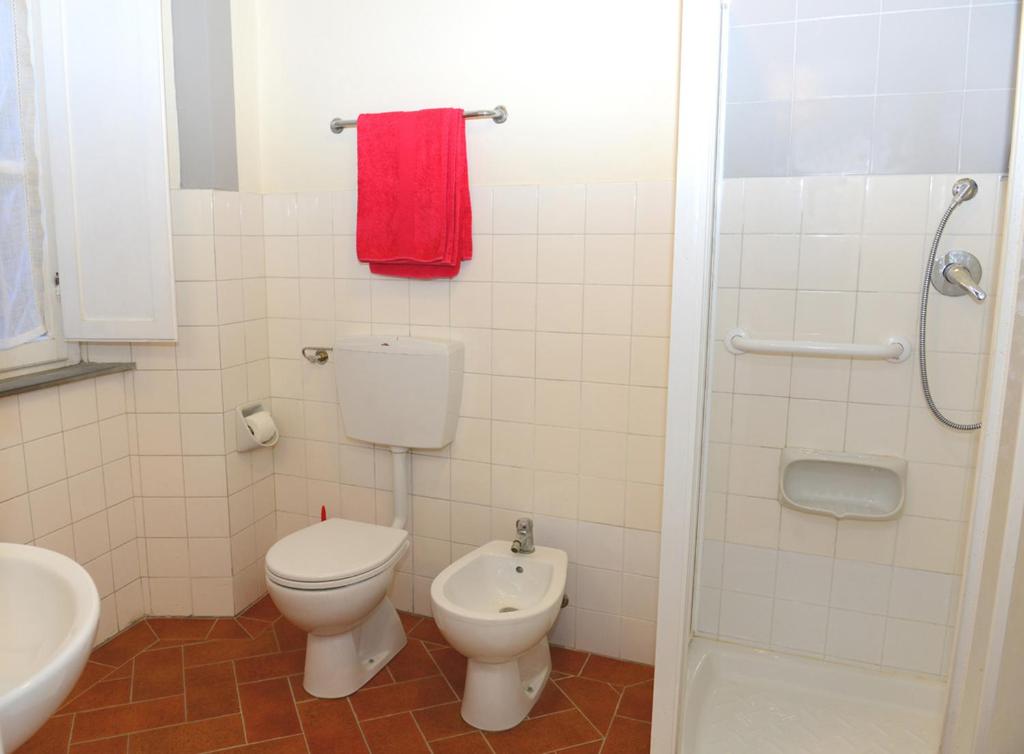 Koupelna v ubytování Casa Cordati