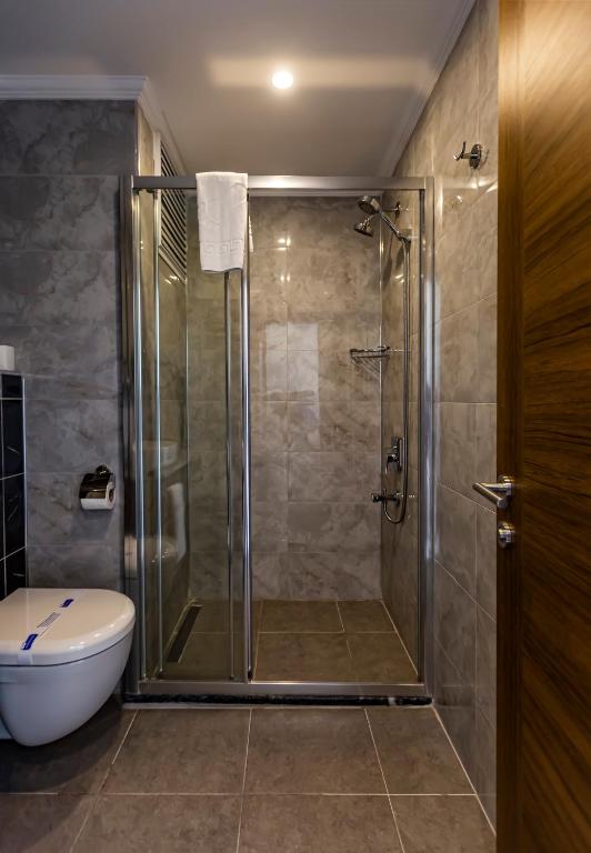 Koupelna v ubytování Hamitbey Hotel Yenikapı