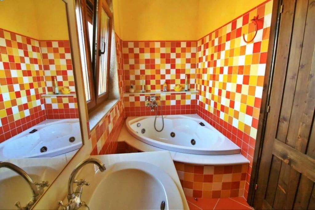 Łazienka w obiekcie Casa Os Castelos
