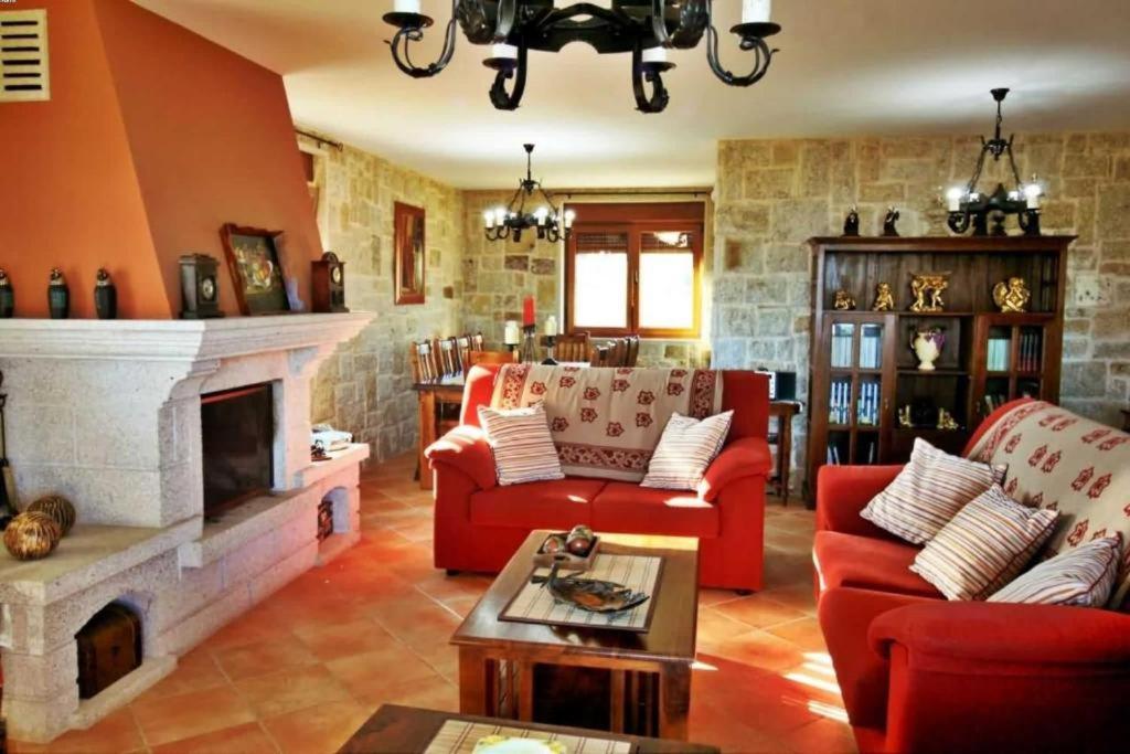 Część wypoczynkowa w obiekcie Casa Os Castelos