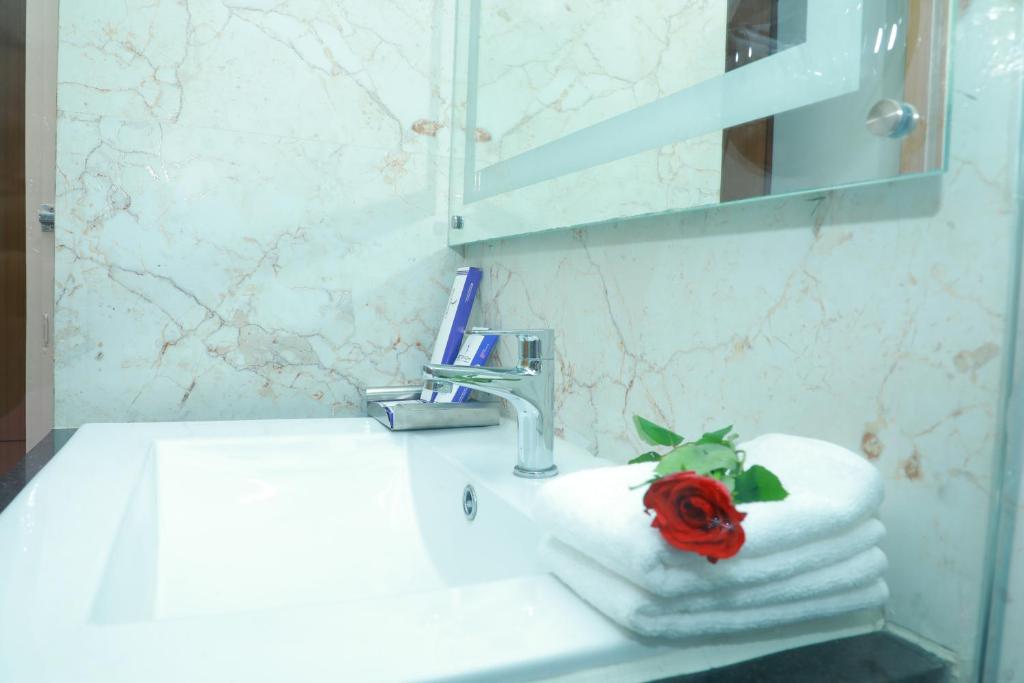 Koupelna v ubytování ECONOH HOTEL