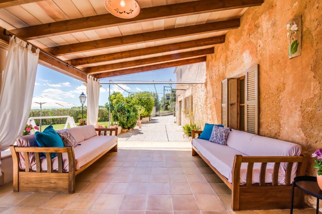 Posezení v ubytování Ideal Property Mallorca - Can Bielo