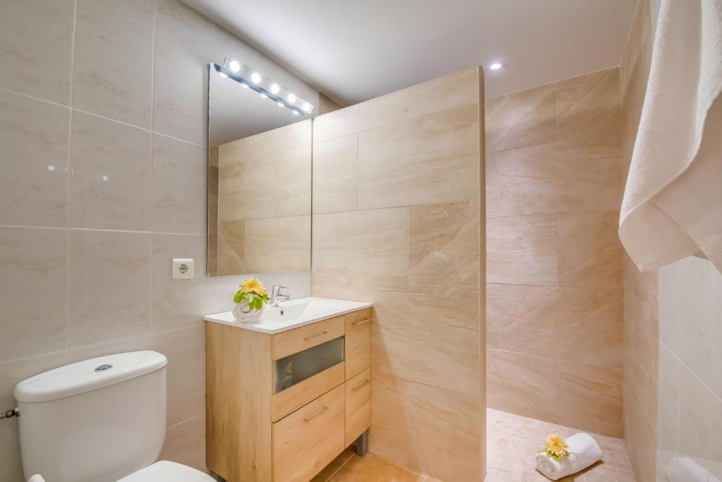 Koupelna v ubytování Ideal Property Mallorca - Can Bielo