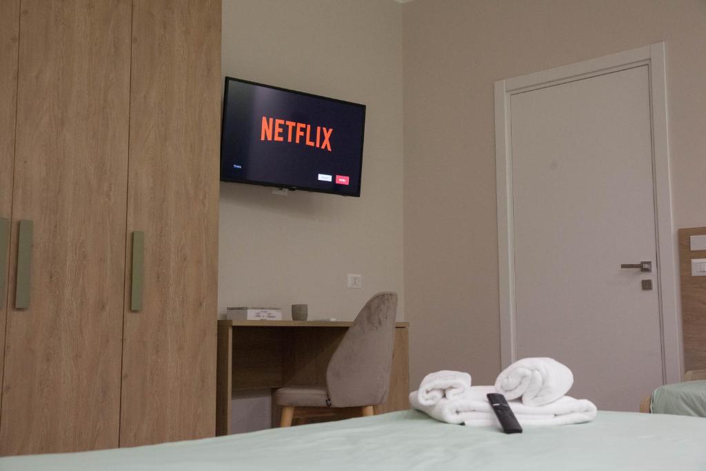 TV a/nebo společenská místnost v ubytování B&B Morelli Home