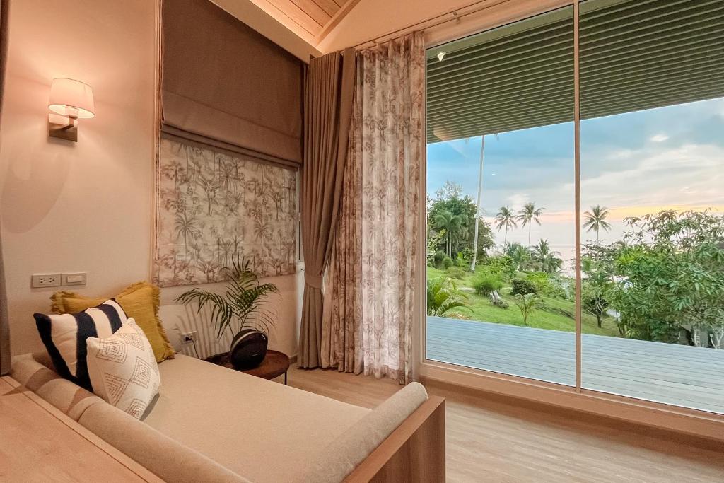 Balkón nebo terasa v ubytování Shantaa Resort, Kohkood