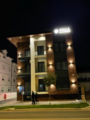 Budova, kde se aparthotel nachází