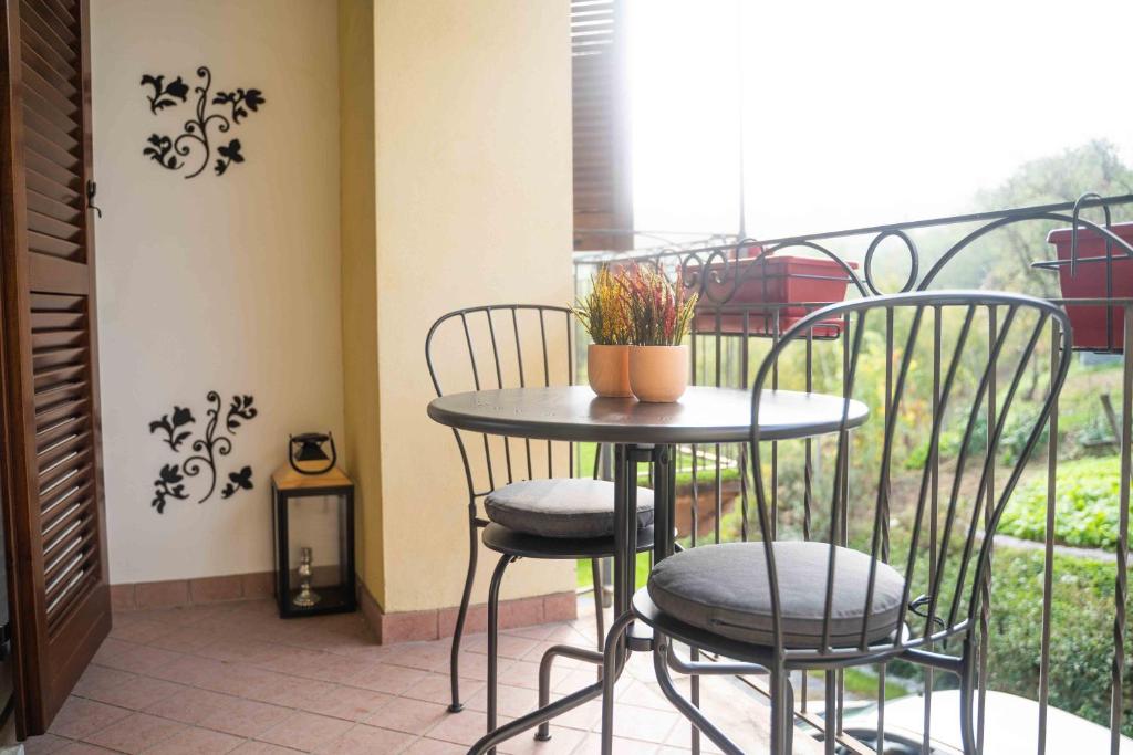 Balkón nebo terasa v ubytování Agriturismo Rihane