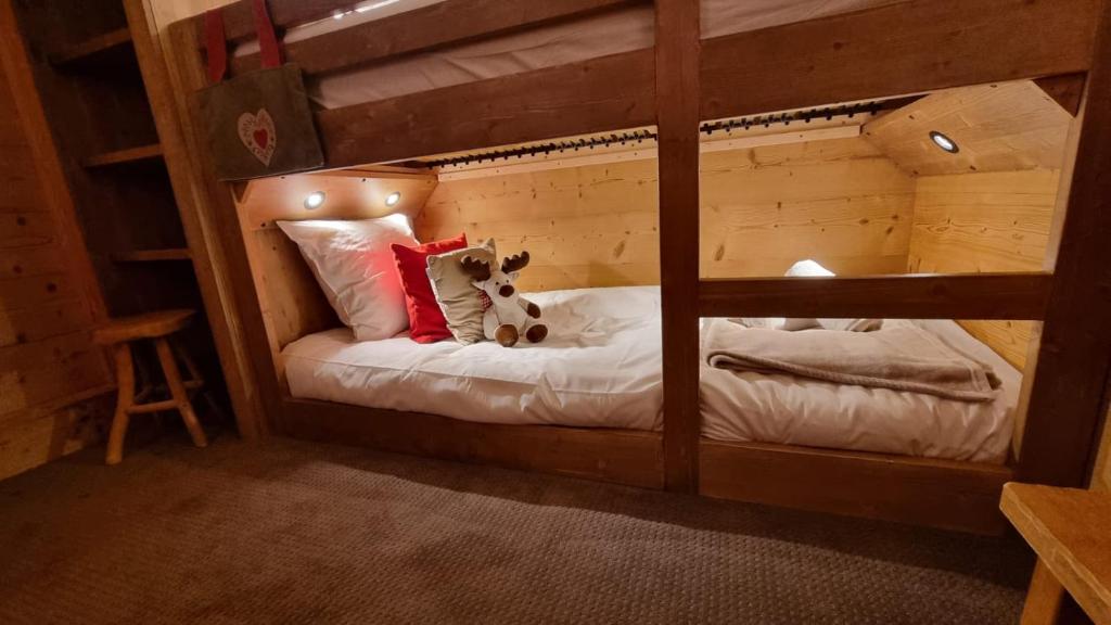 Postel nebo postele na pokoji v ubytování So cosy Val Thorens