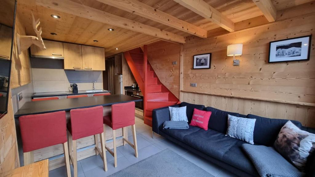 Posezení v ubytování So cosy Val Thorens