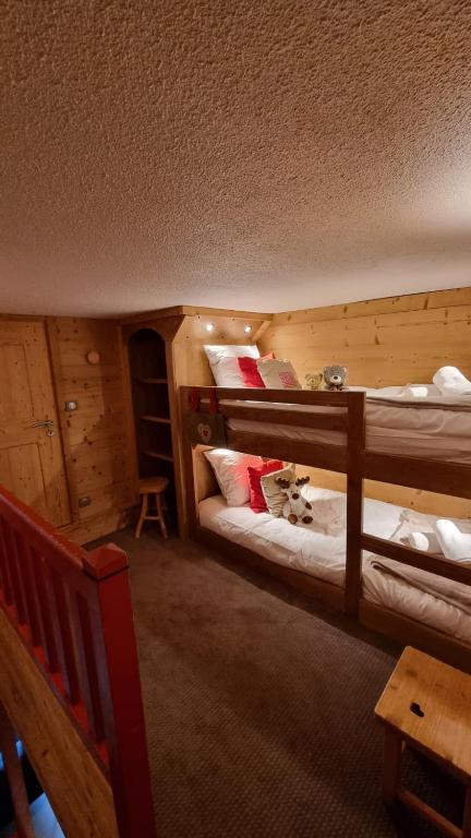 Postel nebo postele na pokoji v ubytování So cosy Val Thorens