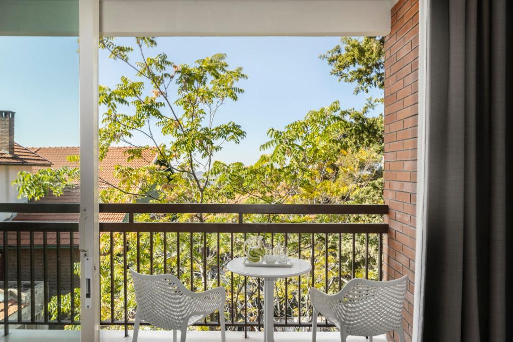 Balkón nebo terasa v ubytování Forest Park Hotel