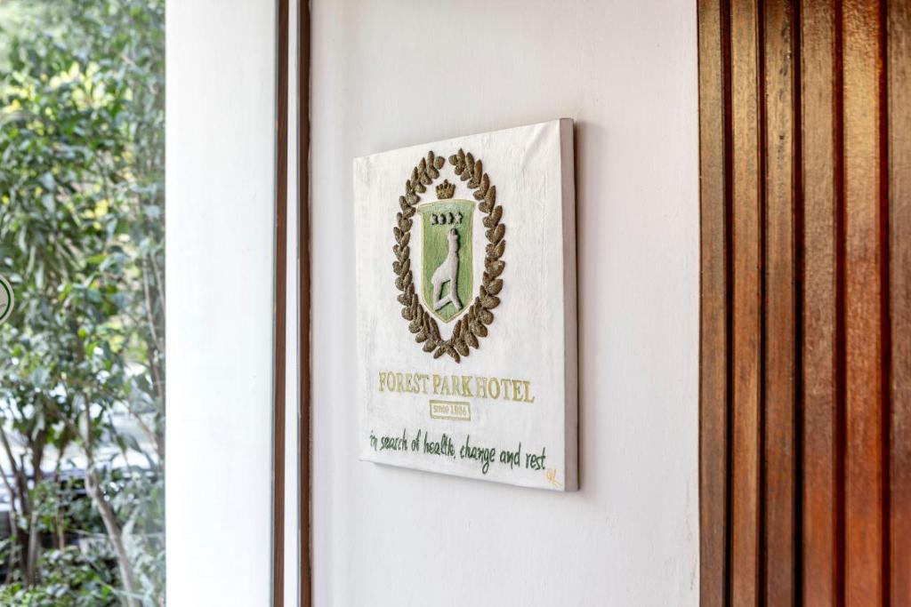 Certifikát, hodnocení, plakát nebo jiný dokument vystavený v ubytování Forest Park Hotel