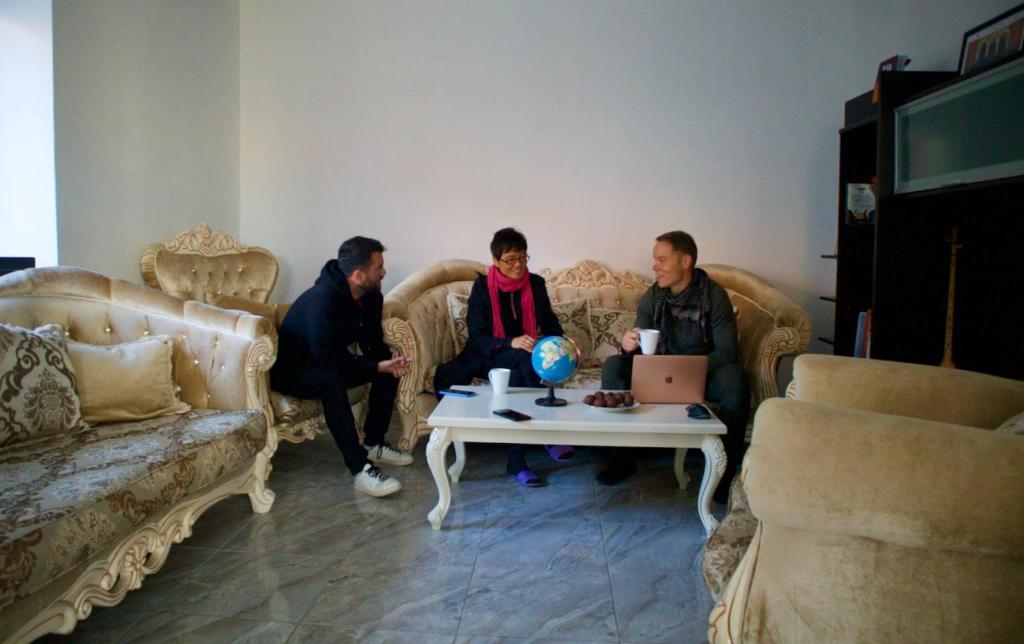 TV a/nebo společenská místnost v ubytování GOT Prishtina Hostel