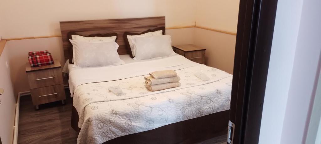 Postel nebo postele na pokoji v ubytování Apartment Giorgi in Sighnaghi
