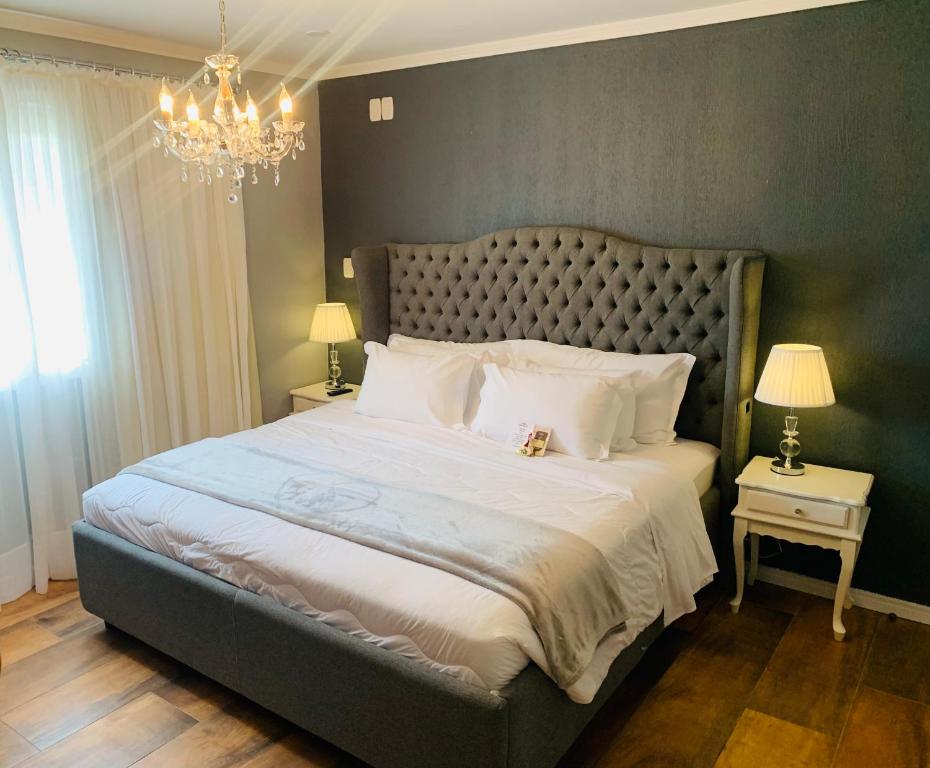 Postel nebo postele na pokoji v ubytování Pousada Quinta do Vale