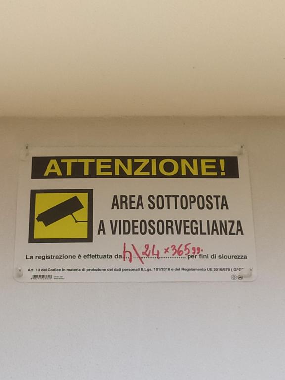 Certifikát, hodnocení, plakát nebo jiný dokument vystavený v ubytování B&B Zia Delia