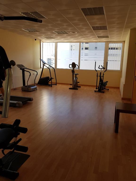 Fitness centrum a/nebo fitness zařízení v ubytování HR PARADISE CALA DE LA VILA JOIOSA