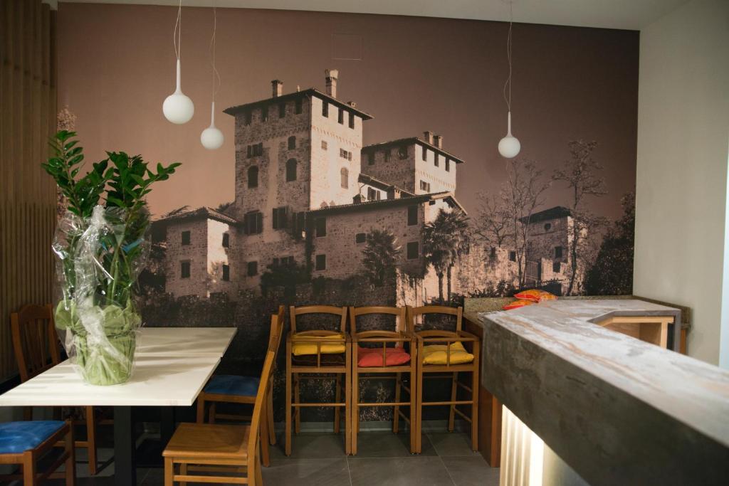 Posezení v ubytování Albergo RISTORANTE SOTTOCASTELLO