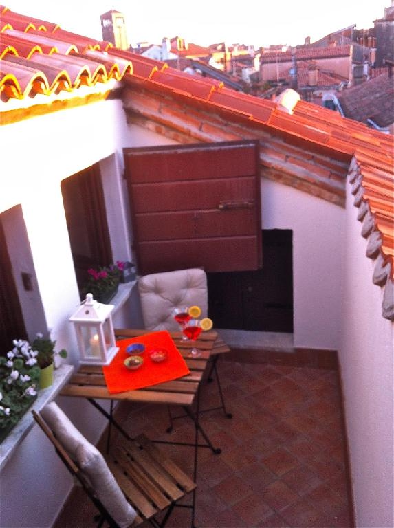 Balkon lub taras w obiekcie Ca' Mirò