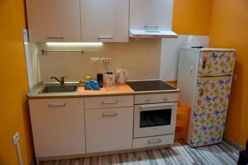 Kuchyň nebo kuchyňský kout v ubytování Hostal Paraíso Tenerife