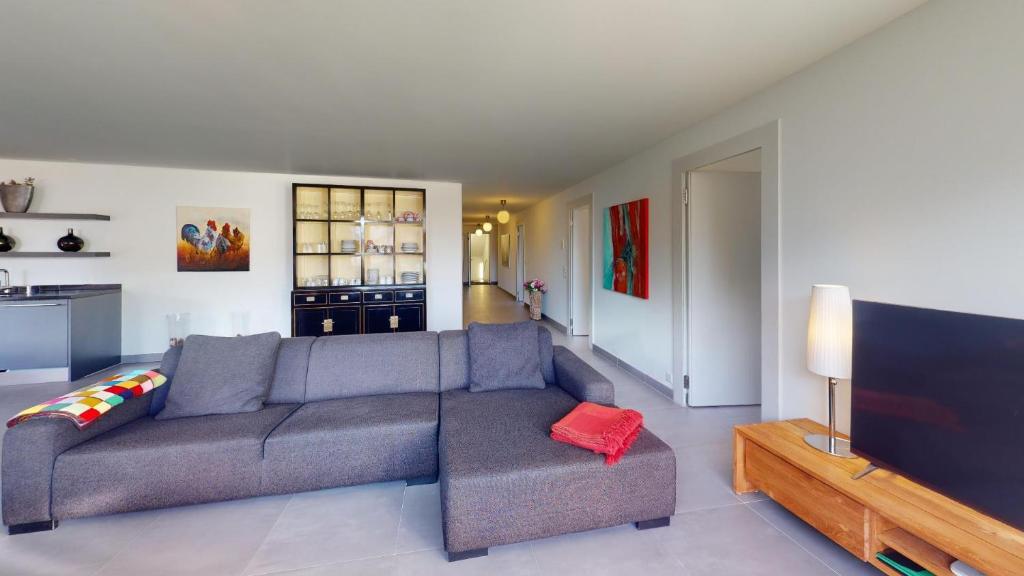 Posezení v ubytování Family Apartment Sot Lantsch-Lenzerheide for 6 persons