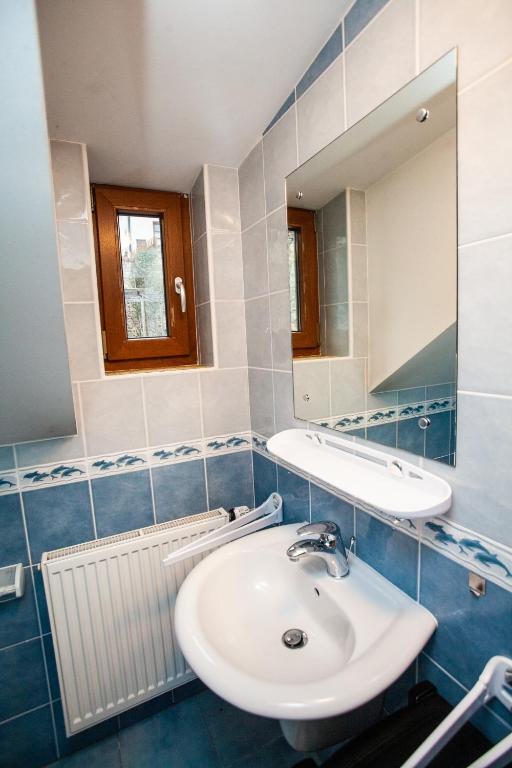Koupelna v ubytování Apartmány NaVyhlídce
