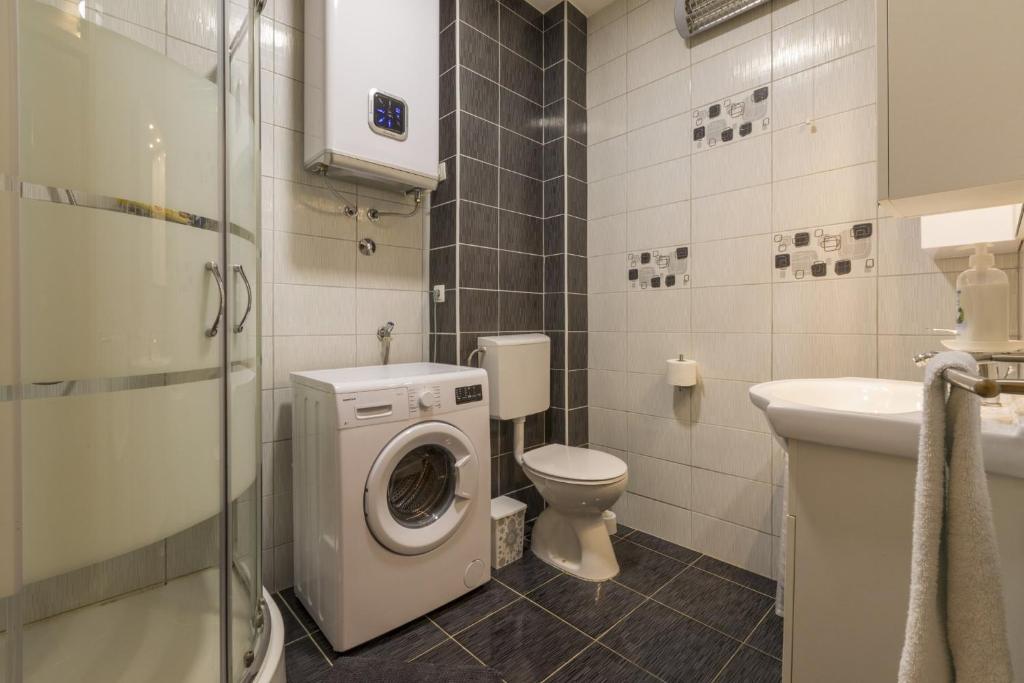 Koupelna v ubytování Apartman Vlatka - Novi Vinodolski