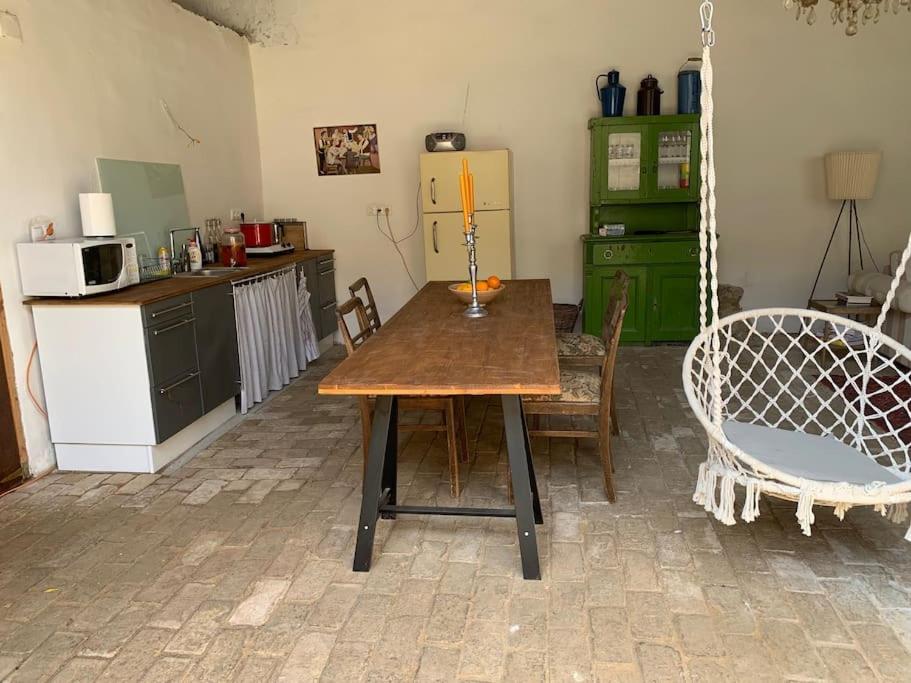 Kuchyň nebo kuchyňský kout v ubytování Feked Farmstay