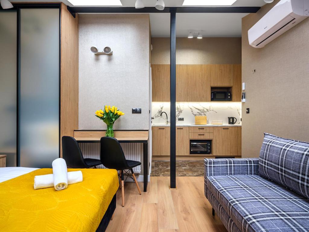 Kuchyňa alebo kuchynka v ubytovaní Tyzenhauz Apartments Comfort