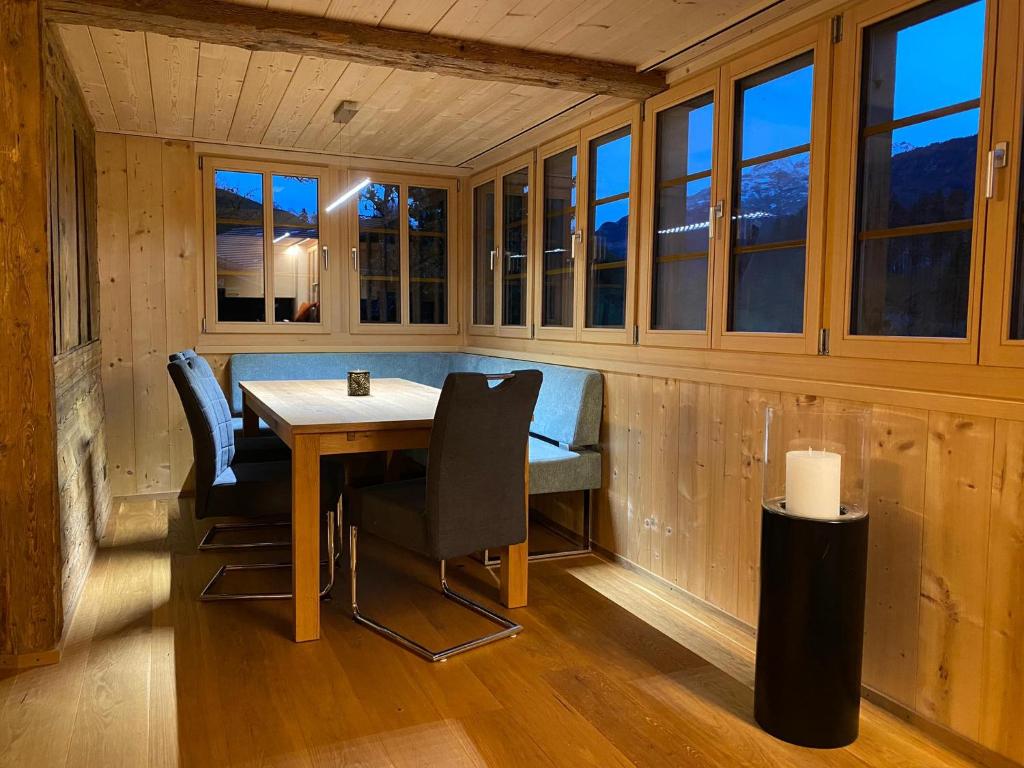 Posezení v ubytování Chalet Brünig
