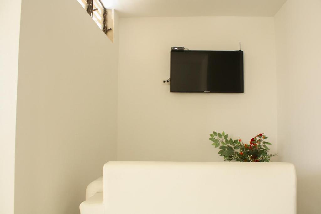 TV a/nebo společenská místnost v ubytování Apartahotel Kelly