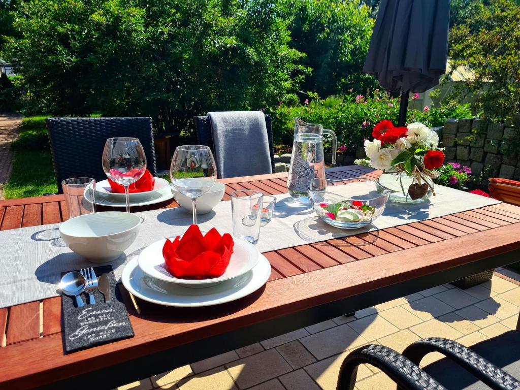 Ποτά στο Appartement Uttied mit Terrasse und Garten - 4 Sterne DTV