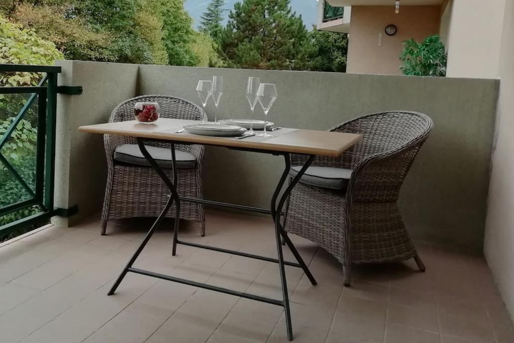 Balkón alebo terasa v ubytovaní Spacieux T2 53 m2 Aix-Parc Lac 4*