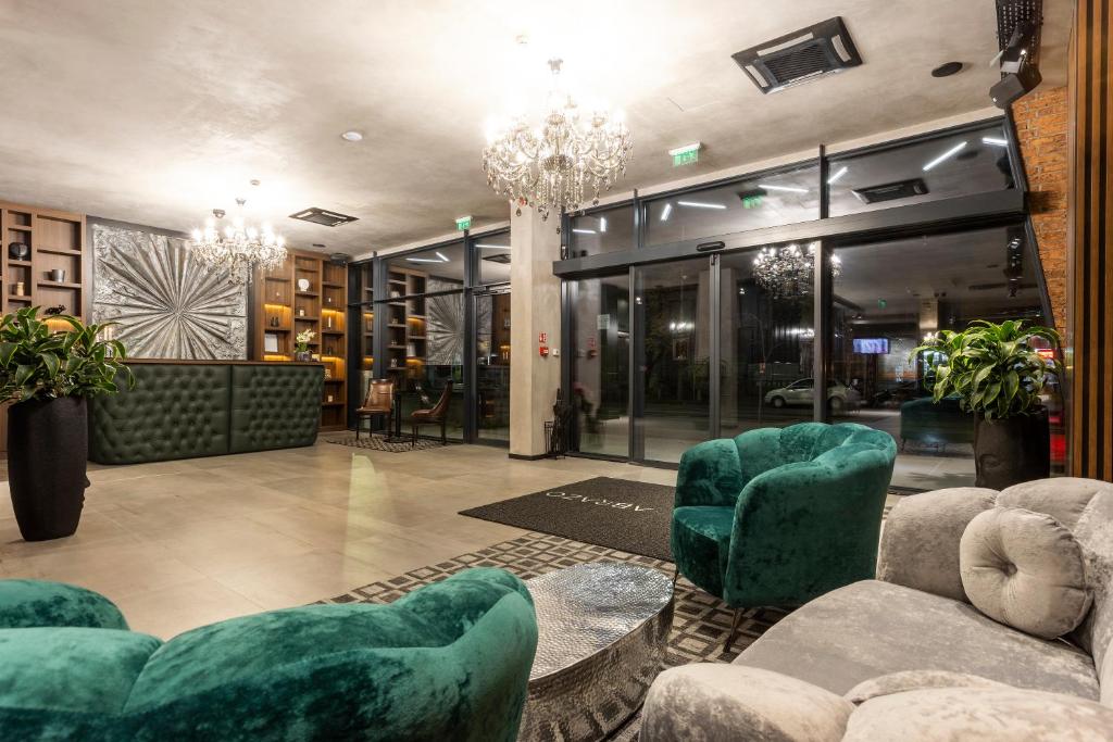 Posezení v ubytování Abrazo Sofia Hotel by HMG