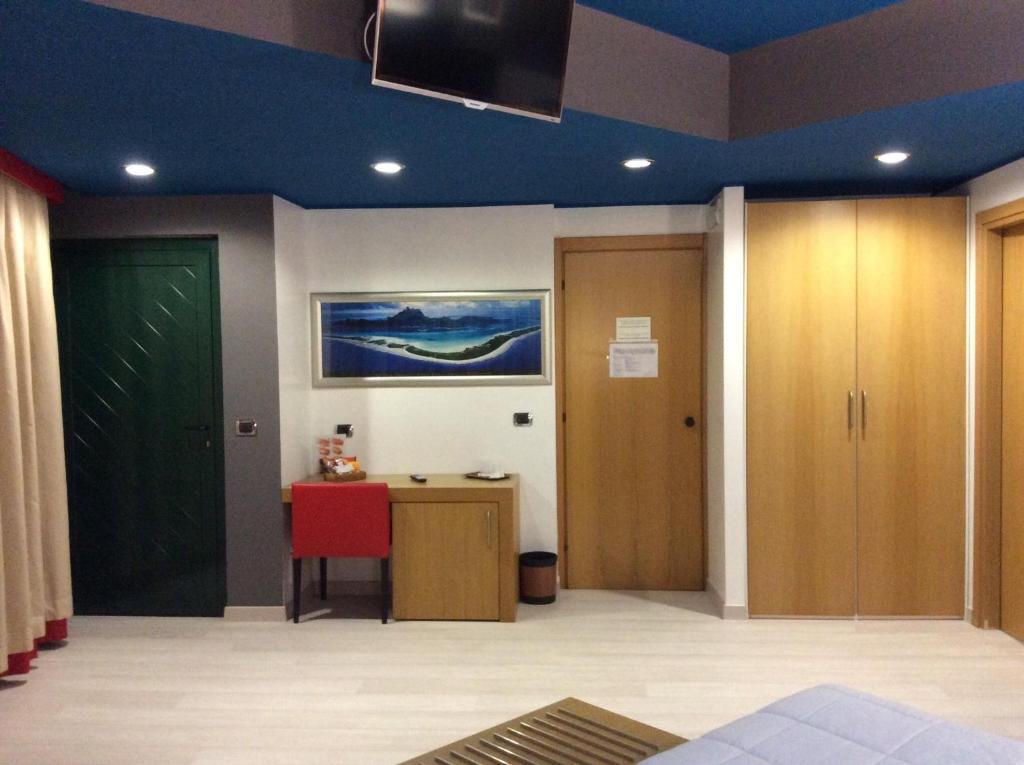 TV a/nebo společenská místnost v ubytování Hotel Motel Futura